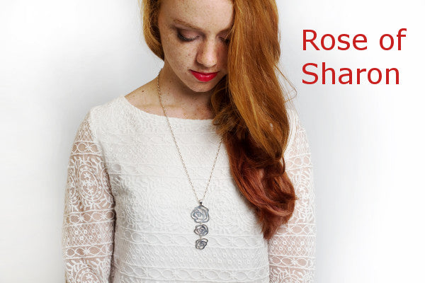 Rose of hot sale sharon necklace